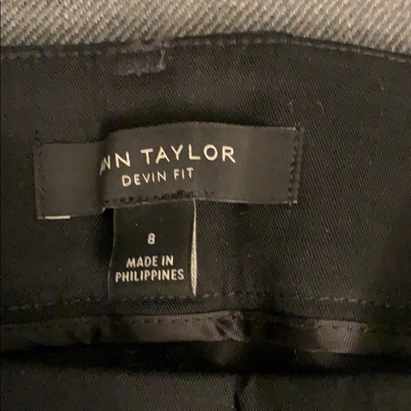 [NEW] Ann Taylor Black Devin Pants Size 8 - Picture 3 of 5